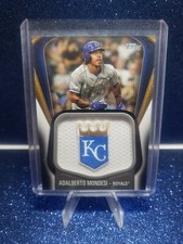2020 Topps Jersey Sleeve Black /149 Adalberto Mondesi #JJSP-AM Jumbo Patch