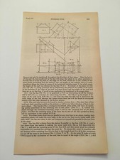 K69) Edificio Cuadrangular con Techo 831 Arquitectura Historia 1842 Grabado