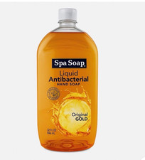 Spa Soap Original Gold Antibacterial Liquid Hand Soap, Gold, 32 fl oz 0.78 per fl oz