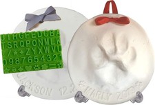 Ultimate Pawprint Keepsake Kit Makes 2 Paw Print Christmas Ornament White Pet