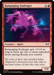 Rampaging Soulrager - 151/469 - Duskmourn: House of Horror - Common - NM