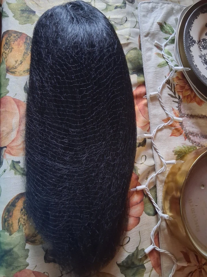 Sensationnel Cabello Sintético Cordón Cola de Caballo Natural Perm Yaki 18" Foto 2 de 4