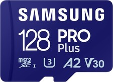 Samsung PRO Plus MicroSD Card, 128 GB, UHS-I U3, Full HD & 4K UHD, 180MB/s New