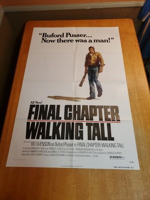 Walking Tall Final Chapter Original Movie Poster 27x41 Folded  One Sheet 1977