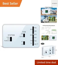 RV Thermostat, RV Analog Thermostat Cool Only/Furnace, Replace for Dometic 31...