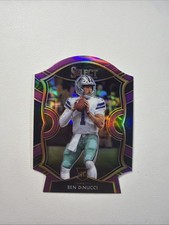 Ben DiNucci 2020 Select Purple Die Cut Prizm #99 Cowboys Broncos RC