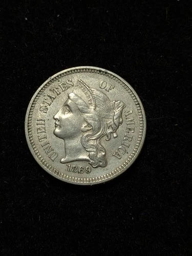 1869-P Three Cent Nickel — photo from another recent sale
