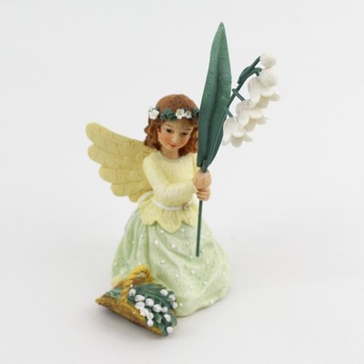  Demdaco Wildflower Angels  Lilies Of The Valley For May  Figurine Kathy Killi