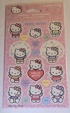 Sanrio Hello Kitty Multicolor Matte Acid-Free Stickers 2 Sheets SIL-34044 2006