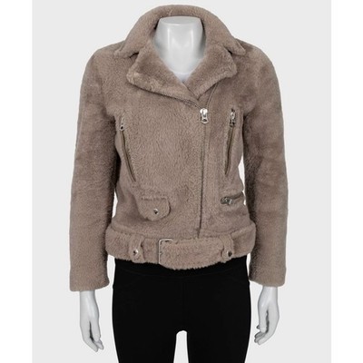 Acne Studios Brown Shearling Jacket - Size EU36 / S