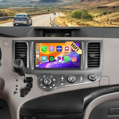 Car Radio Stereo Carplay For 2011-2014 Toyota Sienna 2+32G Navi