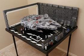 MOC LEGO Compatible Star Wars UCS Millennium Falcon Dock Hangar 7805pcs