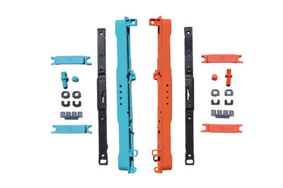 NEW OEM Nintendo Switch 2 Joy Con Side Rails Left/Right (Light Blue/Light Orange