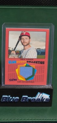 2026 Topps Heritage - Clubhouse Collection Relics Trea Turner #CCR-TT Red /77...