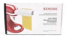 Kenome 3-in-1 Pasta Roller & Cutter Attachment Set for KitchenAid Stand Mixer