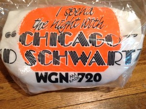 WGN Radio 720 T-Shirt I Spend the Night with “Chicago” Ed Schwartz * RARE *