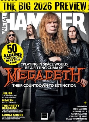 METAL HAMMER #409 February 2026 MEGADETH Iron Maiden JINJER Lorna Shore @ NEW