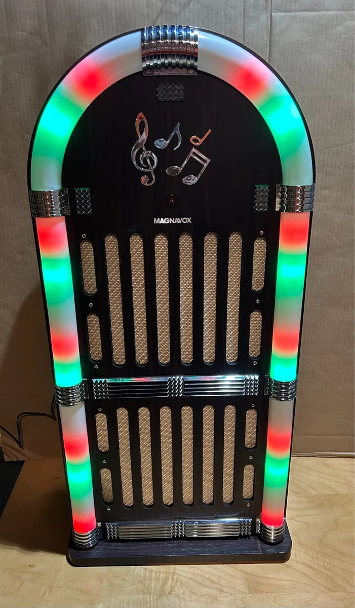 Magnavox MHT935BT JukeBox FM Bluetooth Speaker LED Lights AUX RCA