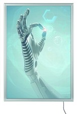 LED Leuchtrahmen Economy einseitig 25mm Aluprofil Werberahmen Rahmen DIN-Formate