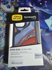 OtterBox Symmetry MagSafe Case For iPhone 16 Pro Max, High Desert Marble / Blue