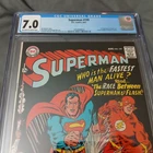 SUPERMAN #199  (1967)  CGC 7.0 OW/W PGS FIRST SUPERMAN/FLASH RACE  HIGHER GRADE