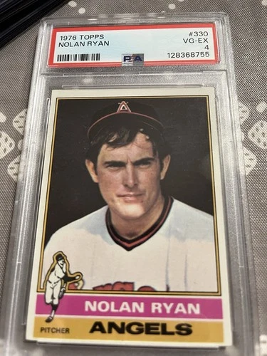 1976 Topps - Nolan Ryan #330. PSA 4  VG-EX