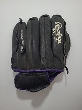 Rawlings HFP120BP 12  Black Leather Baseball Glove 3D Web Sure Catch RHT