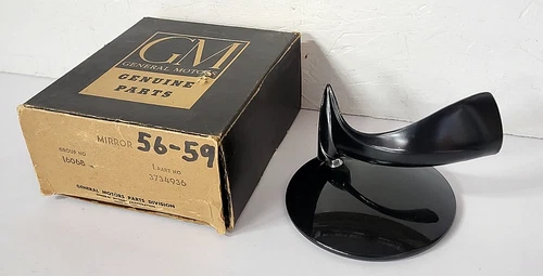 NOS 19552nd 1959 Chevrolet GMC Pickup Stepside LH Accessory Peep Mirror 3734936
