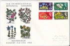 GB 1964 Botanical Congress FDC Edinburgh cancel typed VGC