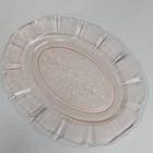 American Sweetheart Platter Pink Depression Glass MacBeth-Evans Oval 1930. Read.