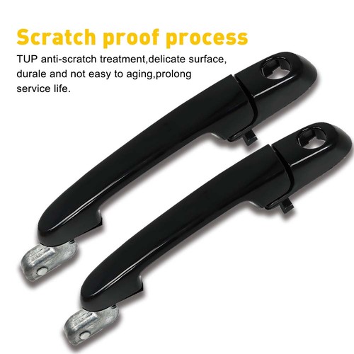 2PCS FRONT L&R EXTERIOR DOOR HANDLE FIT 2006-2011 Hyundai Accent 82650-1E000 US - Picture 4 of 8