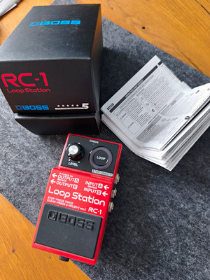 BOSS RC-1 Loop Station Digital Looper Effektpedal für E-Gitarre & Bass + OVP