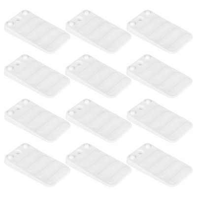  12 Pcs Furniture Height Increasing Foot Pad Leveling Shims Wedge Adjustable for