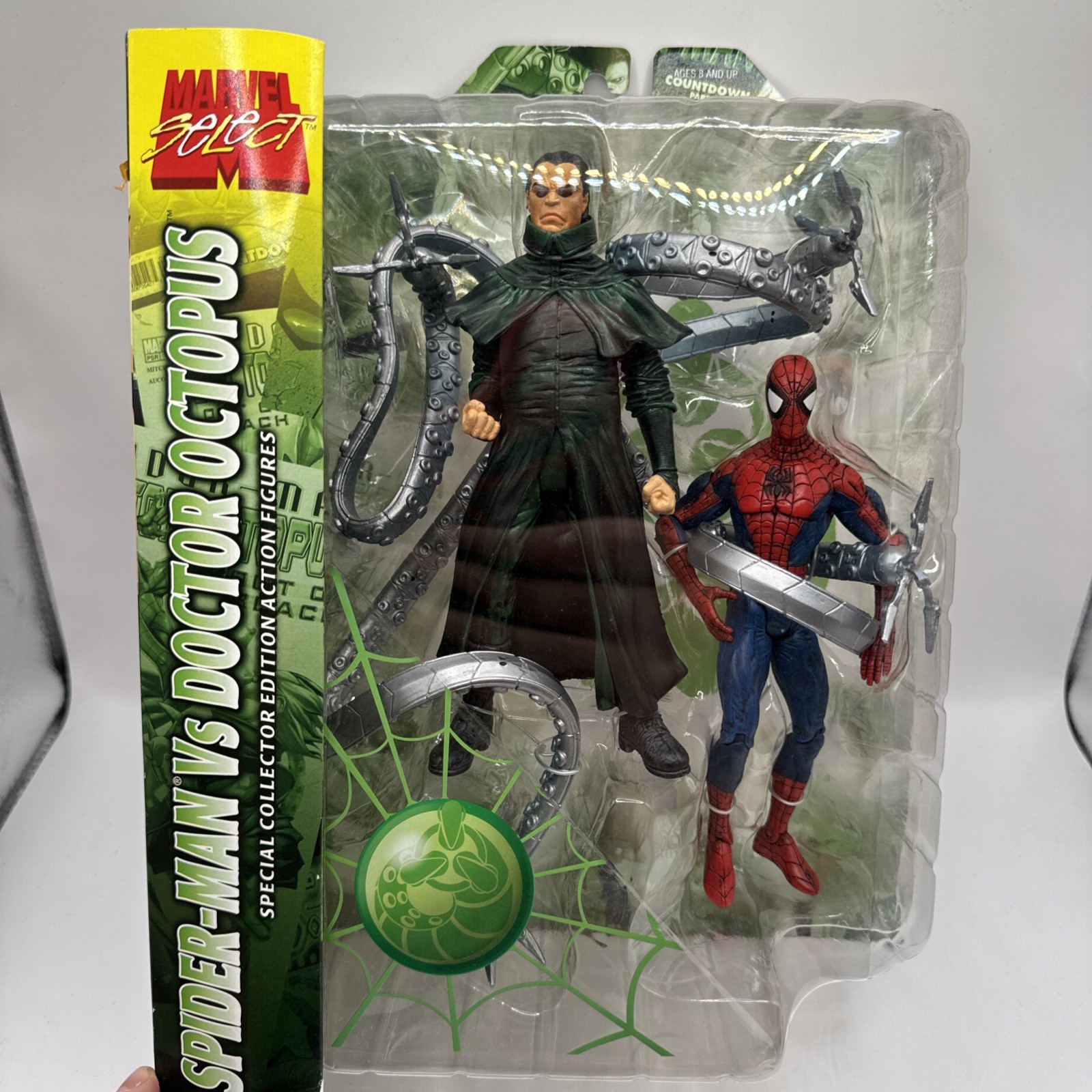 Diamond Marvel Select 2004 Spider-Man vs. Figuras de acción Doctor Octopus 7" raras