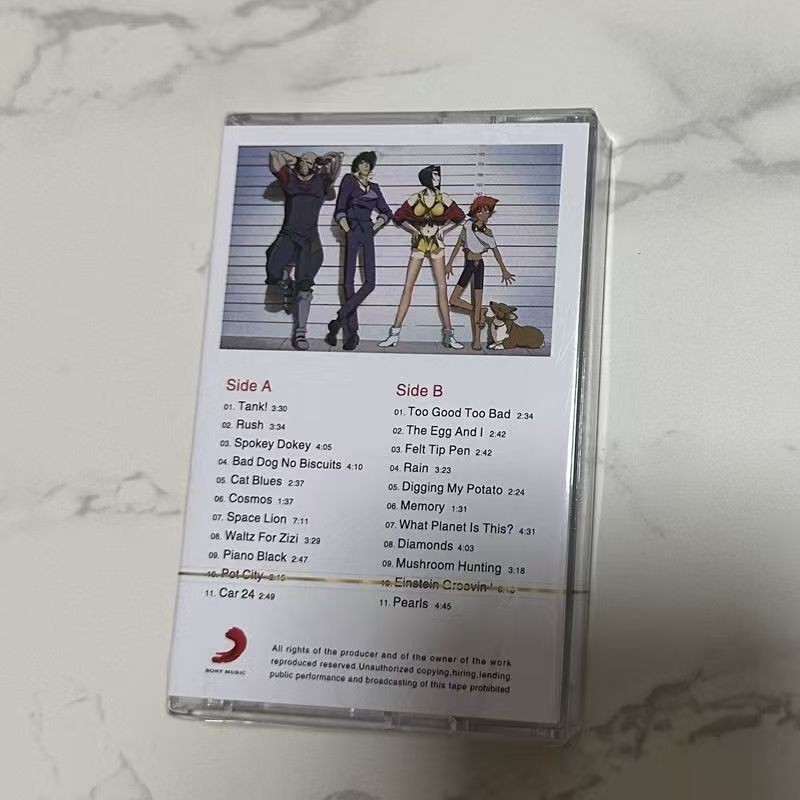Cowboy Bebop Soundtrack Cassette Tape Red Limited Edition Box