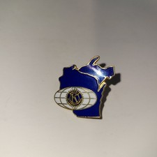 Kiwanis International Wisconsin & Upper Michigan Lapel Pin 3038J1