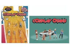 Anime64 - Amerykańska diorama 1:64 Metalowe figurki Zestaw AD-76510MJ (6 figurek)
