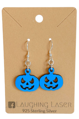 Kürbis Ohrringe - handgefertigter Halloween Schmuck - in 9 Farben erhältlich