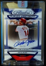PETE ROSE-2023 Flawless SAPPHIRE (#5/15) ACHIEVEMENTS AUTO/AUTOGRAPH 