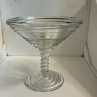 Vtg Anchor Hocking Park Avenue/Manhattan Clear Martini Glass