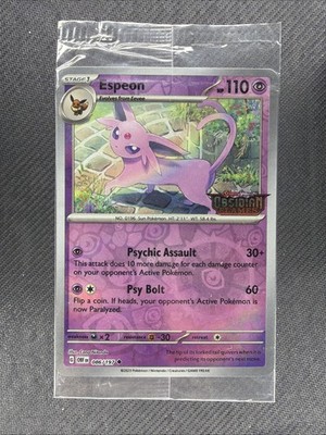 best buy exclusive pokemon cards Espeon (Best Buy Exclusive) 086/197 Sealed Promo