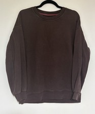 Lululemon Perfectly Oversized Crew Neck Sweatshirt Brown Women's Size 4