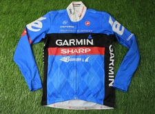 WARM CYCLING MEN L/S SHIRT JERSEY GARMIN SHARP 2013 CASTELLI ORIGINAL SIZE XXL
