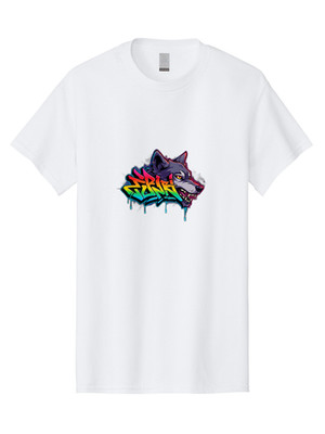 Skrillex-Wolf-Logo Mens Graphic Tee, 100% Cotton, Casual Summer Wear