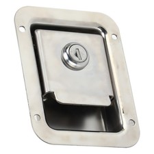 Paddle Handle Latch 304 Stainless Steel RV Door Lock With 2 Keys For Travel