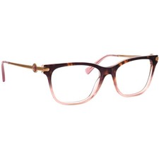 Coach Eyeglasses HC 6176 5650 Rose Tortoise Gradient Butterfly Frame 53 17 140