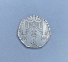 2023 King Charles III Coronation 50p Fifty Pence - Circulated Condition