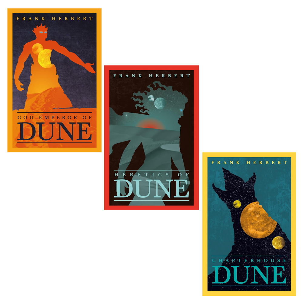 The Second Great Dune Trilogy 3 Book Set by Frank Herbert
