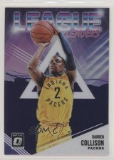 2018-19 Panini Donruss Optic League Leaders Purple Prizm Darren Collison #7 0z6
