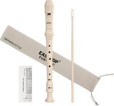 Soprano Recorder for Kids Beginners, 8 Hole Plastic German Fingering Flute Recor